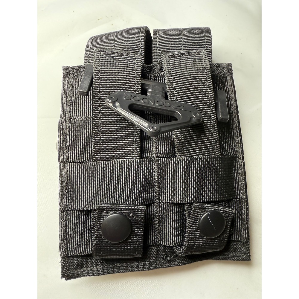 NEWCondor Double Stack M4 Mag Pouch Tactical Molle Magazine‎ Carrier Black